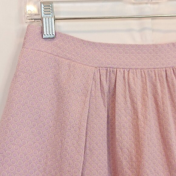 J Crew Women Skirt Purple Sz 4 Pleats Skater Lined Preppy Classic Pastel Easter - Picture 4 of 13